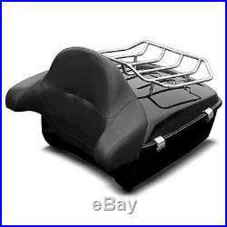 Topcase Träger Doppelsitzbank für Harley Davidson Street Glide 14-19 schwarz