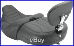 08-19 Mustang Harley Touring Seat With Backrest Street Electra Road Freewheeler