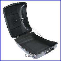 10.7 Chopped Tour Pak Pack Trunk Backrest For Harley Touring Street Glide 14-20