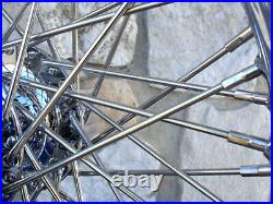 16x 3.5 60 Spoke Billet Hub Wheel Rear Harley Touring Street Glide 2002-07