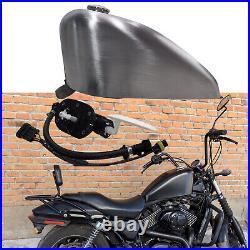 1Set Motorcycle Petrol Gas Fuel Tank 12L For Harley-Davidson Street 750 Silver