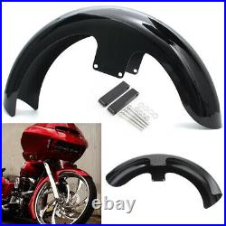 21 Wrap Black Front Fender For Harley Touring Electra Street Glide King Baggers