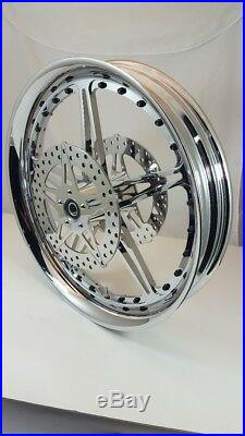 23 x 3.75 HARLEY DAVIDSON STREET GLIDE HOLLYWOOD BOLT WHEEL ABS With ROTORS