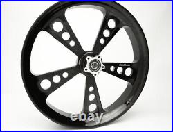 3D Black 21X3.5 Billet USA Wheel Harley 2013&below Street Glide
