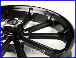 3D Black 23X3.75 Billet USA Wheel Harley-Davidson 14-22 Street Glide with ABS