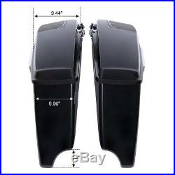 4 CVO Stretched Extended Hard Saddlebags For Harley Touring Street Glide 14-19