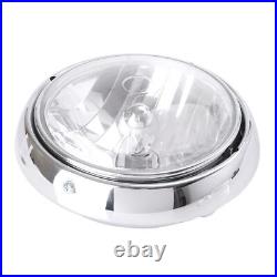 5.1 Chrome Headlight Halogen Bulb Headlight For Harley Street Glide