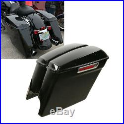 5 Stretched Saddle Bags Saddlebags For Harley Street Road Glide 2014-2020 2019