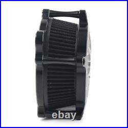 Air Filter Black Accessories For Harley Davidson Dyna Street Bob Softail 1993-15