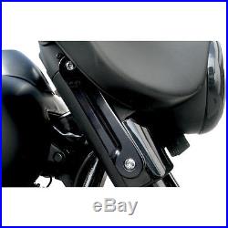 Alloy Art Street Glide Front Billet LED Turn Signals For Harley Davidson Black