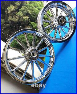 Available Now Harley Street Bob CHROME Mag Dyna Rims These HARLEY wheels
