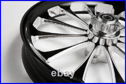 Black Contrast 21X3.5 Billet USA Wheel Harley-Davidson 2014-22 Street Glide