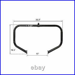 Black Highway Engine Guard Crash Bar for Harley-Davidson FLHX Street Glide 17-17