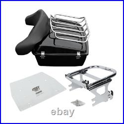 Chopped Pack Trunk Fit For Harley Tour Pak Touring Road King Street Glide 97-08