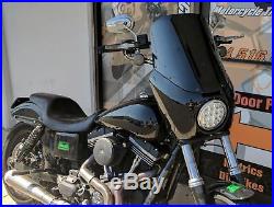 Club Style Front Fairing for Harley-Davidson Dyna Street Bob Rifle Gloss Black