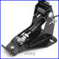 Driver Backrest +Adjustable Chrome Arm Mounting Kit For Harley Road Street Glide