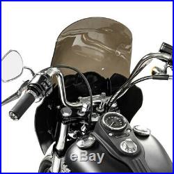 Fairing MG5 for Harley Dyna Low Rider, Street Bob black- light smoke