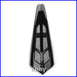 For Harley Street Road Glide 2014-22 Black Stretched Tall Chin Spoiler Scoop