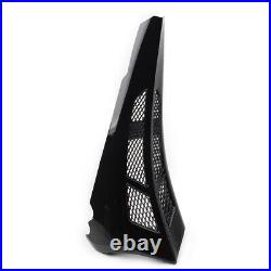 For Harley Street Road Glide 2014-22 Black Stretched Tall Chin Spoiler Scoop