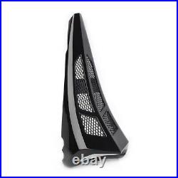 For Harley Street Road Glide 2014-22 Black Stretched Tall Chin Spoiler Scoop