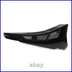 For Harley Street Road Glide 2014-22 Black Stretched Tall Chin Spoiler Scoop