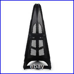 For Harley Street Road Glide 2014-22 Black Stretched Tall Chin Spoiler Scoop