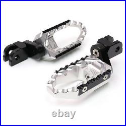 For Softail STREET LOW RIDER 18-19 Front Wide Foot Pegs 25mm Lower Silver