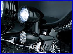 Gloss Black Kuryakyn Driving Lights Harley Touring Street Glide FLHT FLHR 5029