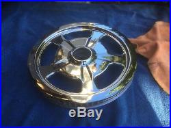 Harley CHROME TOURING STREET GLIDE ENFORCER REAR Wheel & Drive Pulley OUTRITE
