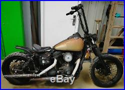 Harley Chopper, Street Bob, Rat Bike, project. Mad Max bike, Bobber, barn find
