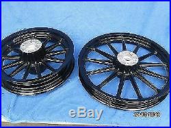 Harley-Davidson Dyna Wheels 19 front 16 Rear these fit Street Bobs Bearings