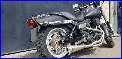 Harley Davidson FDX Street Bob 1685 MassMoto Low Full Exhaust System