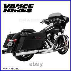Harley FLHX 1584 ABS Street Glide 2008-2011 16706 Exhaust Vance&Hines Elimina