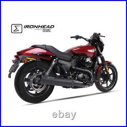 IRONHEAD Ironhead-Edelstahl Exhaust Harley Davidson Street 500/750, 14-16