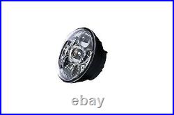 LED Headlights 5,75 With Side Light Harley Davidson Dyna Street Bob Chrome