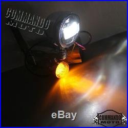 LED Spotlight Turn Signal Fog Bracket Light Lamp For Harley Touring Street Glide