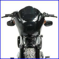 Lampenmaske Q1 für Harley Softail Street Bob/ Low Rider dunkel