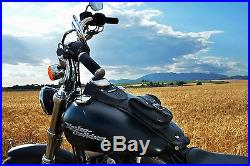 Leder tank panel tasche für Harley Davidson dyna street bob, low rider s
