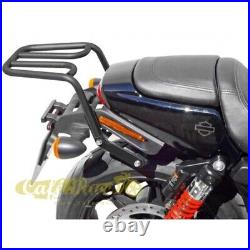 Luggage Rack Spaan Black Compatible With Harley Davidson STREET Rod
