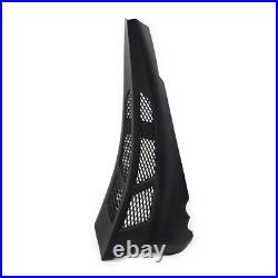 Matte Black Stretched Tall Chin Spoiler Scoop For Harley Street Road Glide 14-22