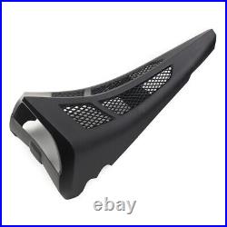 Matte Black Stretched Tall Chin Spoiler Scoop For Harley Street Road Glide 14-22