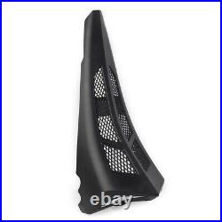 Matte Black Stretched Tall Chin Spoiler Scoop For Harley Street Road Glide 14-22