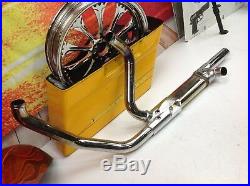 Modified Cat Removed 10-16 OEM Harley Street Glide Exhaust Header Stock Pipes