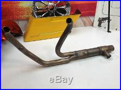 Modified Cat Removed 17-19 OEM Harley Street Glide Exhaust Header Stock Pipes2