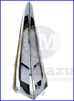 Mutazu Custom Chrome Chin Spoiler Scoop for Harley Road Street Electra Glide FLH