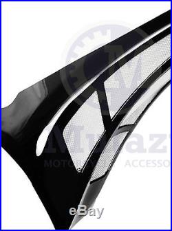 Mutazu Custom Vivid Black Chin Spoiler Scoop For Harley Road King Street Glide
