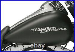 OEM Harley Touring Street Glide Black Gas Fuel Tank Emblems Set