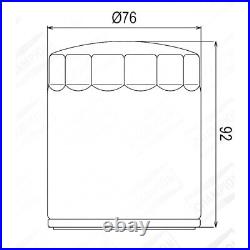 Oil Filter CHAMPION COF071B For Harley 1745 Fxbb Street Bob 2018-2018