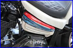 Oil Tank Side Covers 18+ Harley Davidson Softail M8 Low Rider Street Bob Fat Boy