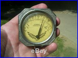 Original 1950s Auto Thermometer gauge Visor vintage scta GM Ford Chevy accessory
